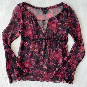 Express vintage silk blouse